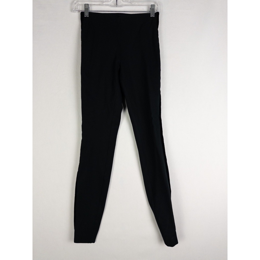 Polo Ralph Lauren Ponte Pants Womens 2 Black Velvet Striped Pull On‎ Casual